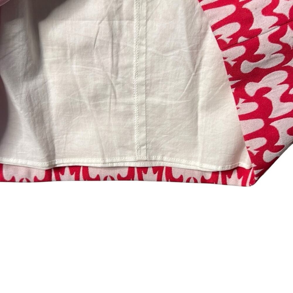 Laundry by Design Pink & White Fitted Short Dress Size 6 - Picture 4 of 11